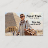 Professionele Persoonlijke Reisgids Piramide Visitekaartje (Voorkant)
