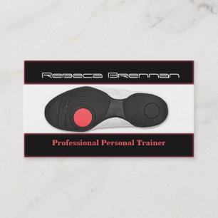 Professionele persoonlijke trainer/fitnesskaart visitekaartje