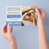 Professionele Photo Massage Therapeut Korting Flyer (Hand)