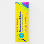 Professionele Pickleball Toernooi Banner (Verticaal)