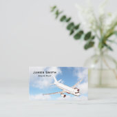 Professionele piloot, aangepaste luchtvaart Kaart Visitekaartje (Staand voorkant)