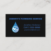 Professionele plug-in waterleidingmachine visitekaartje (Voorkant)