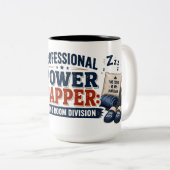 Professionele Powernapper Funny Dad Mok (Voorkant rechts)