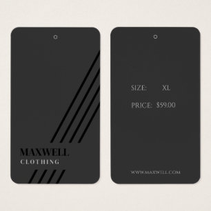 Professionele premium kleding merk hangen Labels Visitekaartje