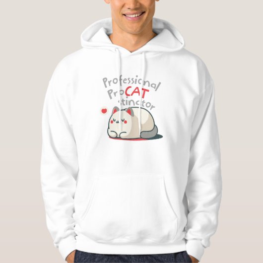 Professionele ProCatstinator Hoodie (Voorkant)