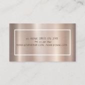 Professionele psycholoog Therapist, Lotus, Yoga Visitekaartje (Achterkant)