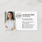 Professionele QR-code Foto Uw Logo Visitekaartje (Voorkant)