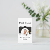 Professionele QR Code Fotografie & Ontwerp Visitekaartje (Staand voorkant)