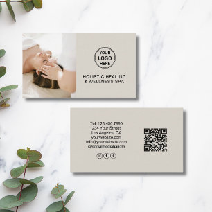 Professionele QR-code holistische gezondheidsthera Visitekaartje