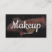 Professionele QR Code Make-up Visitekaartje (Achterkant)