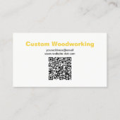 Professionele QR-code voor het meten van tapehout Visitekaartje (Achterkant)