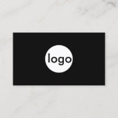 Professionele QR-code zwart-wit Visitekaartje (Voorkant)