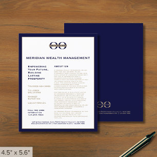 Professionele reclamebrochure met Logo Flyer