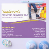 Professionele reiniging/ schoonmaak A4 Flyer (Enkel)