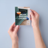 Professionele reinigingsservice brochure voor broc (Hand)