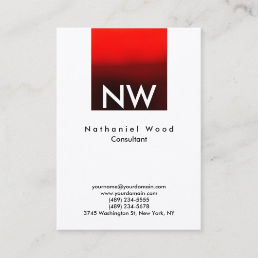 Professionele rendy Special Modern Visitekaartje (Voorkant)