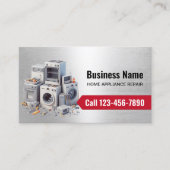 Professionele reparatieservice voor huishoudelijke visitekaartje (Voorkant)