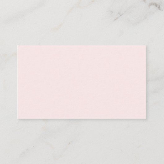 Professionele roze Glitter Custom QR Code Visitekaartje (Achterkant)
