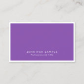 Professionele Salon Elegant Modern Creatief Ontwer Visitekaartje (Voorkant)