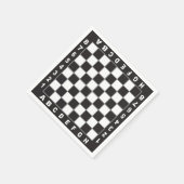 professionele schaaktafel servet (Hoek)