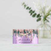 Professionele schaarser Roos Violet Gold Visitekaartje (Staand voorkant)