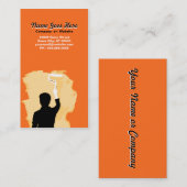 professionele schilder visitekaartje (Voorkant / Achterkant)