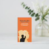 professionele schilder visitekaartje (Staand voorkant)