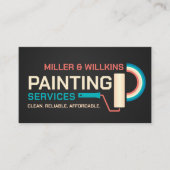 Professionele schilderdiensten - House Painter Bus Visitekaartje (Voorkant)