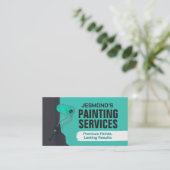 Professionele schilderdiensten - House Painter Visitekaartje (Staand voorkant)