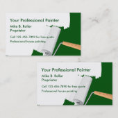 Professionele schilderservices visitekaartje (Voorkant / Achterkant)