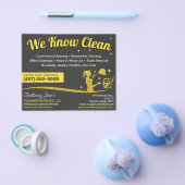 Professionele schoonmaak/Janitorial Housekeeping S Flyer (Enkel)