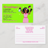 Professionele schoonmaak/Janitorial Housekeeping S Visitekaartje (Voorkant / Achterkant)