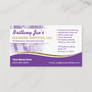Professionele schoonmaak/Janitorial Housekeeping S Visitekaartje