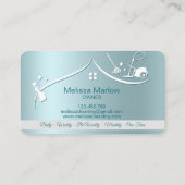 Professionele schoonmaakbeurten visitekaartje (Achterkant)