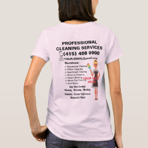 Professionele Schoonmaakdienst T-shirt