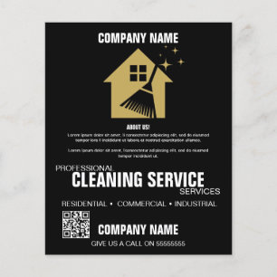 Professionele schoonmaakservice   Aangepast bedrij Flyer