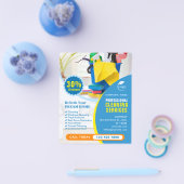 Professionele schoonmaakservice Bedrijf Flyer (Enkel)