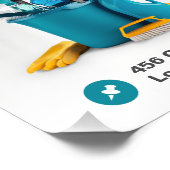 Professionele schoonmaakservice Bedrijf Perfect Poster (Hoek)