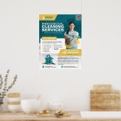 Professionele schoonmaakservice Bedrijf Poster (Keuken)