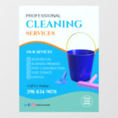 Professionele Schoonmaakservices Ruitstickers Raamsticker (Vel)