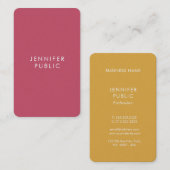 Professionele Sjabloon Moderne Elegante Trendkleur Visitekaartje (Voorkant / Achterkant)