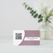 Professionele Sjabloon van de QR-code voor krotten Visitekaartje (Staand voorkant)