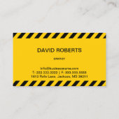 Professionele sleepvaartdienst van het bedrijf visitekaartje (Achterkant)