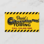 Professionele sleepvaartdienst van het bedrijf visitekaartje (Voorkant)