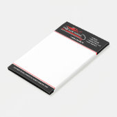 Professionele sleepvrachtwagenservice post-it® notes (Schuin)