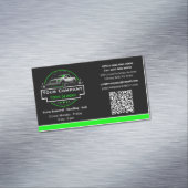 Professionele sneeuwverwijdering, sneeuwploegbedri magnetisch visitekaartje (Voorbeeld)