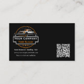 Professionele sneeuwverwijdering, sneeuwploegbedri visitekaartje (Achterkant)