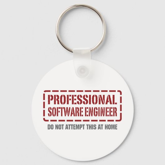 Professionele software engineer sleutelhanger (Voorkant)