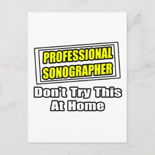 Professionele Sonographer...Joke Briefkaart