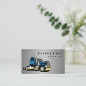 Professionele staaltransportonderneming visitekaartje (Staand voorkant)